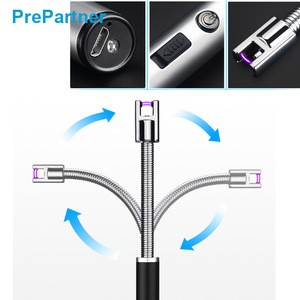 Electric kitchen lighter torch electric long usb arc wedding candle lighters