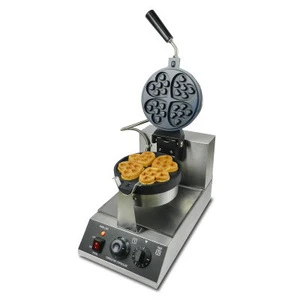 electric manufacturer corn dog mini machine rotating heart shape waffle maker