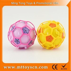 Electric musical dancing flashing led light up bouncing ball toy
