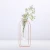Import Electroplating gold metal candle holders stand flowers vase with glass tube from China