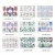 Import Embossed Flower Water Decals Empaistic Nail Water Slide Decals 5D Nail Sticker from China