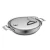 Import embossing logo stainless steel cookware set with double handle and lid from China