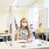 Employee Protection Transparent Barriers Hygiene Shield School Desk Sneeze Guard
