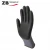 En 388 15G Grey Nylon Black Nitrile Foam Dipped Working Gloves