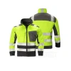 EN471 High Visibility work jacket Fluorescent Yellow carpenter mens workwear for painters