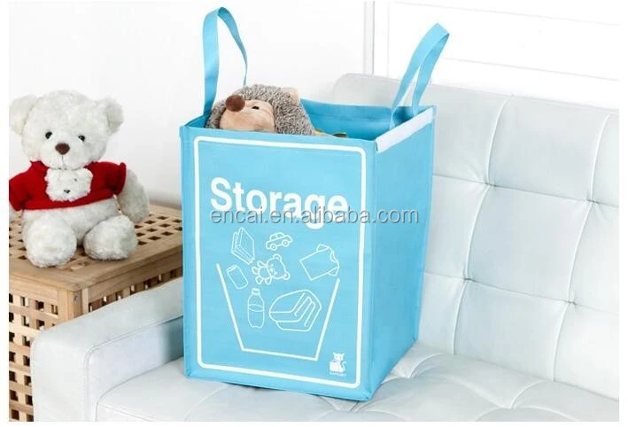 Encai Household Folding Laundry Storage Bag Durable Laundry Basket
