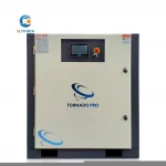 Energy saving 22kw/30hp high pressure PM VSD rotary lubricated air compressor Industrial Equipment screw air compressor