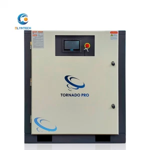 Energy saving 22kw/30hp high pressure PM VSD rotary lubricated air compressor Industrial Equipment screw air compressor