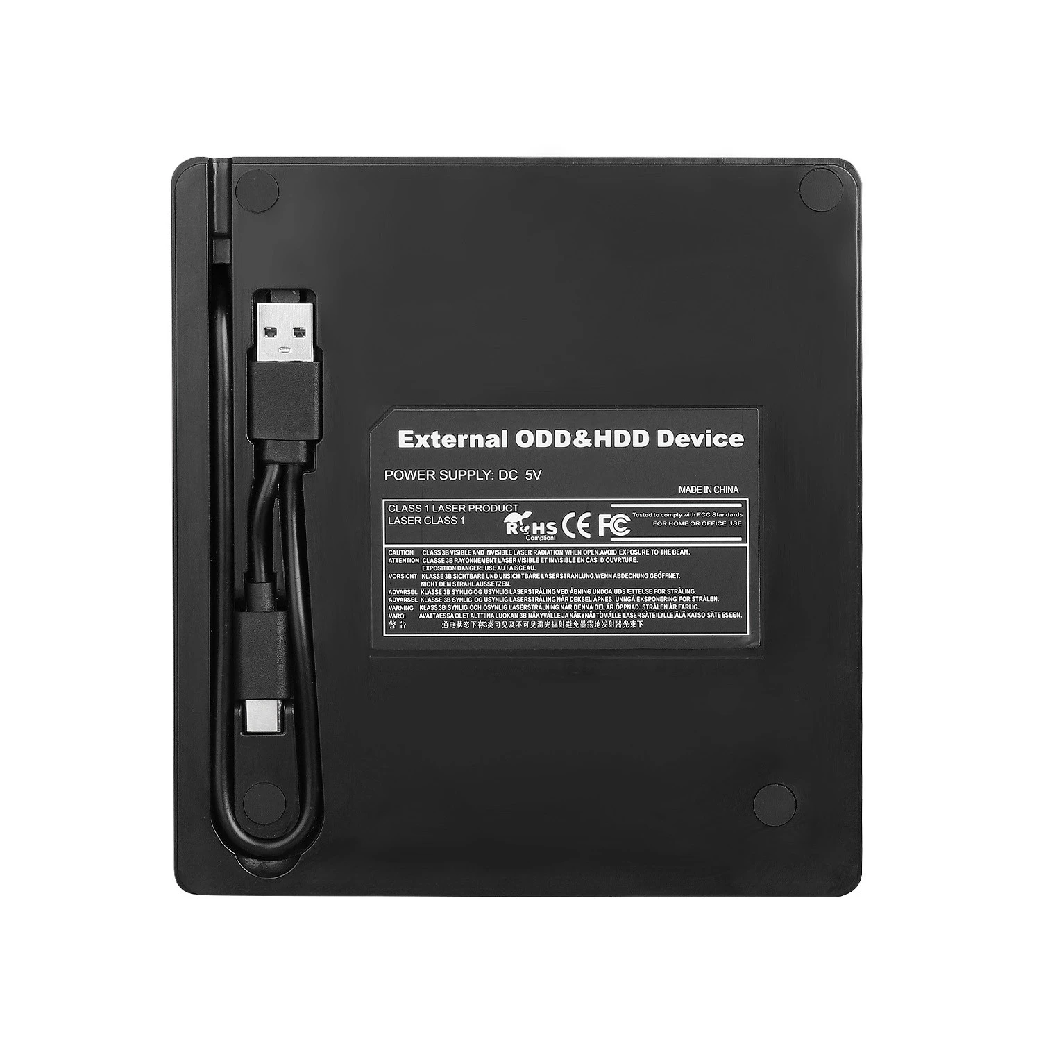 ePro External DVD ROM Optical Drive USB 3.0 CD/DVD-ROM CD-RW Player EDD13 Burner Slim Portable Reader Recorder for iMac Lapt
