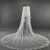 Import Eslieb velo 3.5 Meter White Ivory Cathedral Wedding Veils Long Edge Bridal Veil with Comb Wedding Accessories Bride Wedding Veil from China