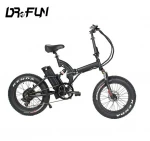 Europe Warehouse  48V Bafang 500W geared Hub Motor  F/R Disc Brake Portable Fat City Cruiser e bicycle electric bike For Adults