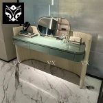 European Usa Bedroom Furniture Set Dresser Make Up Vanity Makeup Dressing Table With Mirror