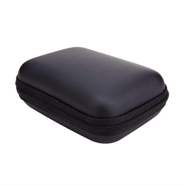 EVA Travel Carry and Storage Organizer Shockproof Portable Hard Earphone Case Multi-Functional Black Case