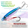 Evercatch wholesale  10g 20g 30g 40g 50g saltwater flat  iron plate Metal Jig Lure With double hook