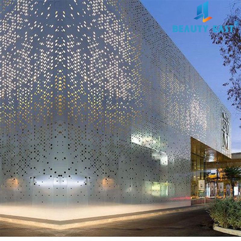 Buy Exterior Facade System Aluminum Metal Wall Cladding For Building ...