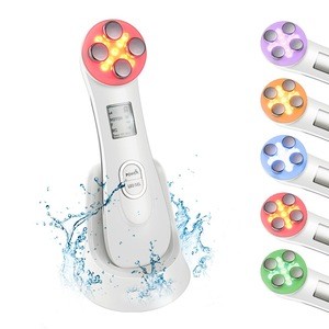 Face Massage Skin Care Beauty Instrument With Muti-color Lights Vibration Skin Rejuvenation Skin Firming Care