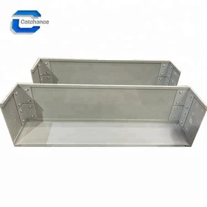 factory direct sale solid trough straight way cable tray end plate