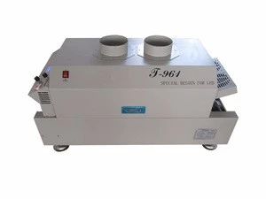 Factory direct SMT production line LED bench top reflow oven T961