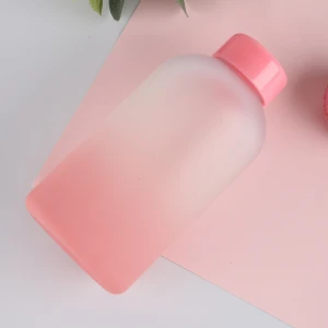 Factory Direct Supply Creative Fashion Gradient Plastic Water Cups Cute Tummy Cups Cold Drink Juice Cups