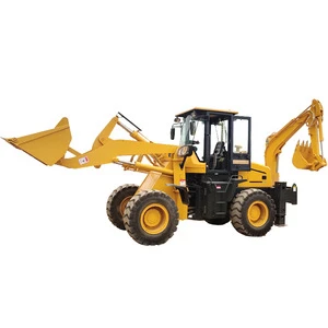 Factory Export Tractor With Front Loader And Backhoe