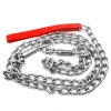 Factory Hot Products Chrome Metal Dog Belt Chain Nylon Handle Dog Chain