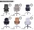 Import Factory Hot Sale Swivel Black Pu Specification Swivel Adjustable Lift Office Chair Executive from China