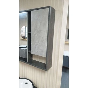 Factory manufactures mirror shelf bathroom cabinet furniture