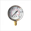Factory price brass internal oil filled pressure gauge