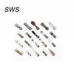 Factory price customized size metal zipper slider for luggage
