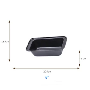 Factory selling rectangular carbon steel cake toast mold bakeware loaf molds bread baking pan