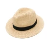 factory straw hat cultural heritage artwork summer beach sun hat natural custom braided panama raffia visit hats