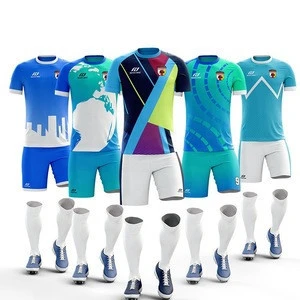 Fashion Designs Quick Delivery Sublimation Cheap Blank Soccer Jersey Football Shirt Team Wear Uniform
