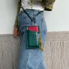 Fashion INS Business Credit Slim Women Men Card Holder Phone Purse Holder Pouch Ostrich Snake Car Key Bag