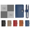Fashion leather name card case business card holder