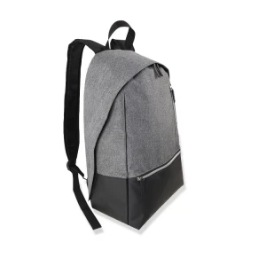 Fashion polyester gray laptop travel gym high college school backpack teenager