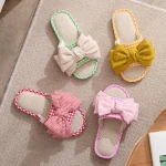 Fashion sandals Open toe Custom Durable Bed Room Indoor Women Slippers for Lady