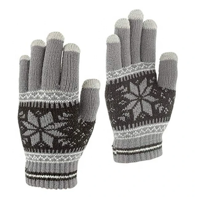 Fashion Touchscreen Texting Gloves Outdoor Men&#x27;s/Women&#x27;s Warm Knit Winter Mittens/Gloves