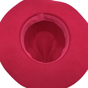 Female Adults Headwear Personalized Fedora Felt Hillbilly Hat