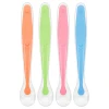 First Stage Toddler Weaning Feeding Soft Spoons Silicone Baby Spoons