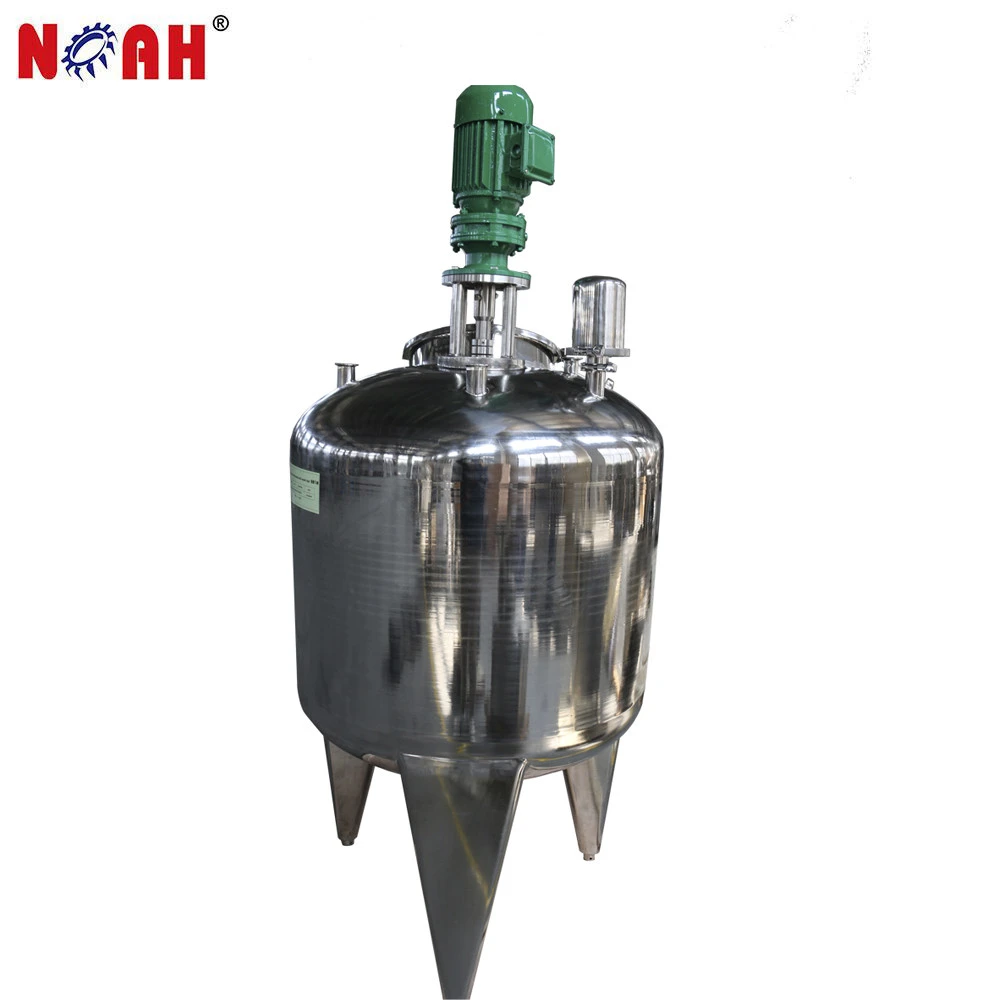 FJ ss chemical tank with agitator and auger