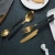 Flatware cutlery set, Wedding cutlery, gift cutlery set 18/10 stainless steel black cutlery