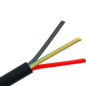 Flexible copper wire cooper insulation flat electrical cable