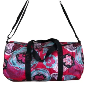 Floral Ripstop  travelling bag duffel bag with heat sublimination printing for women