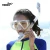 Import Foldable Dry Top Diving goggles , Anti Fog 180 Panoramic Silicone Snorkeling mask set  diving equipment from China