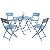 Foldable outdoor furniture garden set for chair and table folding outdoor folding table chair TABLE CHAIR SET