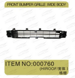 for hiace body kits commuter van bus KDH200 high roof front bumper grille wide body #000760 for hiace 2014 new model