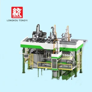 Forming of bagasse straw and straw Paper pulp molding Machine