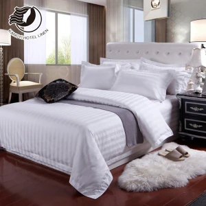 Foshan Hotel Supplies Hotel Bedding Set 100 Cotton Hotel Linen Bedding Set Bed Sheet