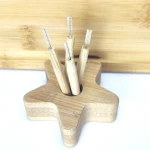 Free Sample Biodegradable Whole Sale Bamboo Interdental Brushes Dental for Teeth Cleaning with Soft Bristle