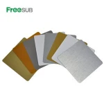 Freesub 0.22mm dye sublimation blanks aluminum plate photo printing panel aluminium sublimation metal sheet for sublimation